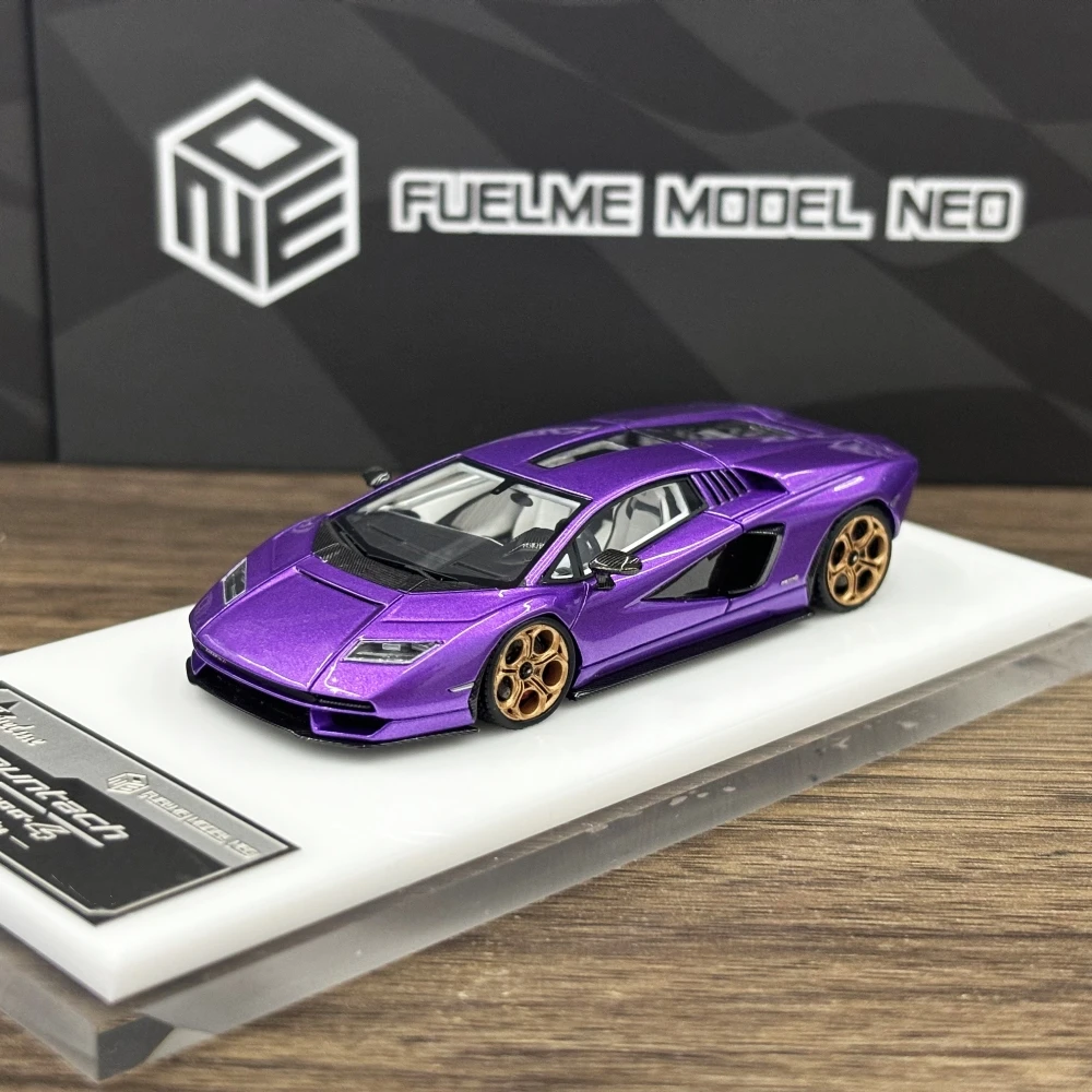 Fuelme 1/64 Countach LPI800-4 ห้าสีเรซิ่นแบบคงที่รถในปี 2025 คอลเลกชันของขวัญ