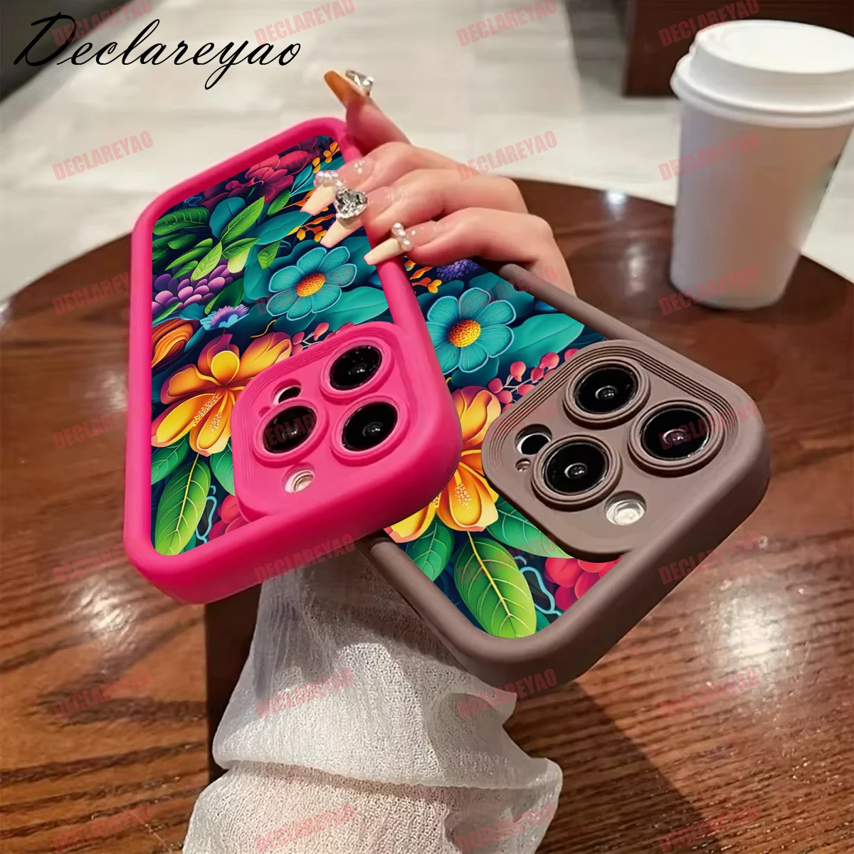 DECLAREYAO ماتي بولي يوريثان لينة خفيفة سليم حالات ل Realme C63 N63 C65 C75 C61 Q5 V25 Narzo 7 60 5 C71 13 14 9 يغطي حالة للصدمات