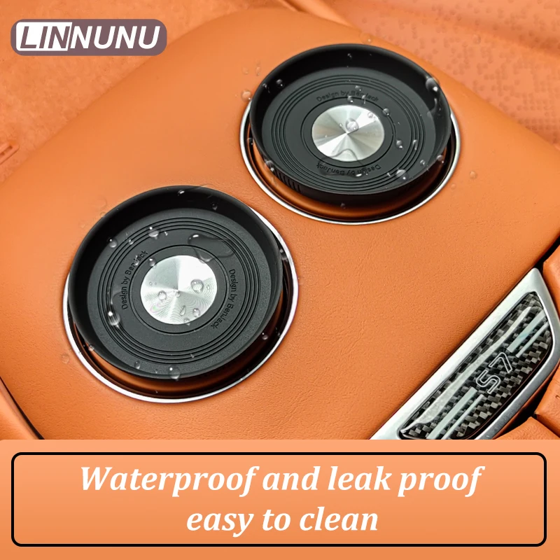 Linnunu for Deepal S07 L07 Sl03 2025 Car Central Control Water Cup Silicone Pad Interior Modification Accessories Products Mats