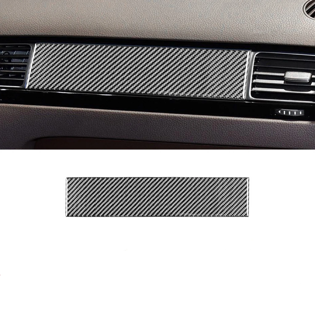 

For VW Touareg Car Carbon Fiber Center Control Passenger Side Dashboard Panel Cover Trim 2011 2012 2013 2014 2015 2016 2017 2018