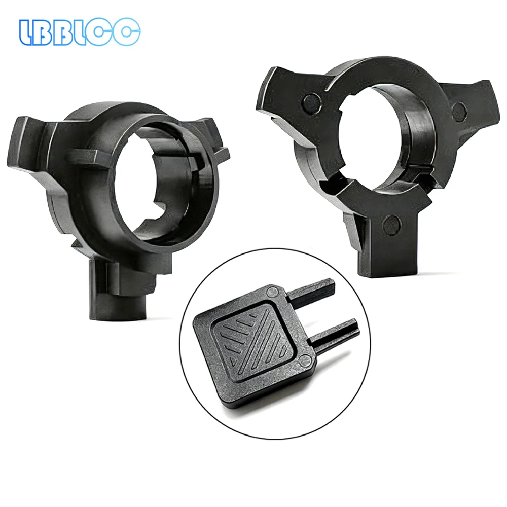 1 Set H7 LED Adapter Holder For KIA K3 K4 K5 Sorento For Hyundai New SantaFe/Tucson/Qashqai Sonata 9th Headlight Bulb Lamp Base