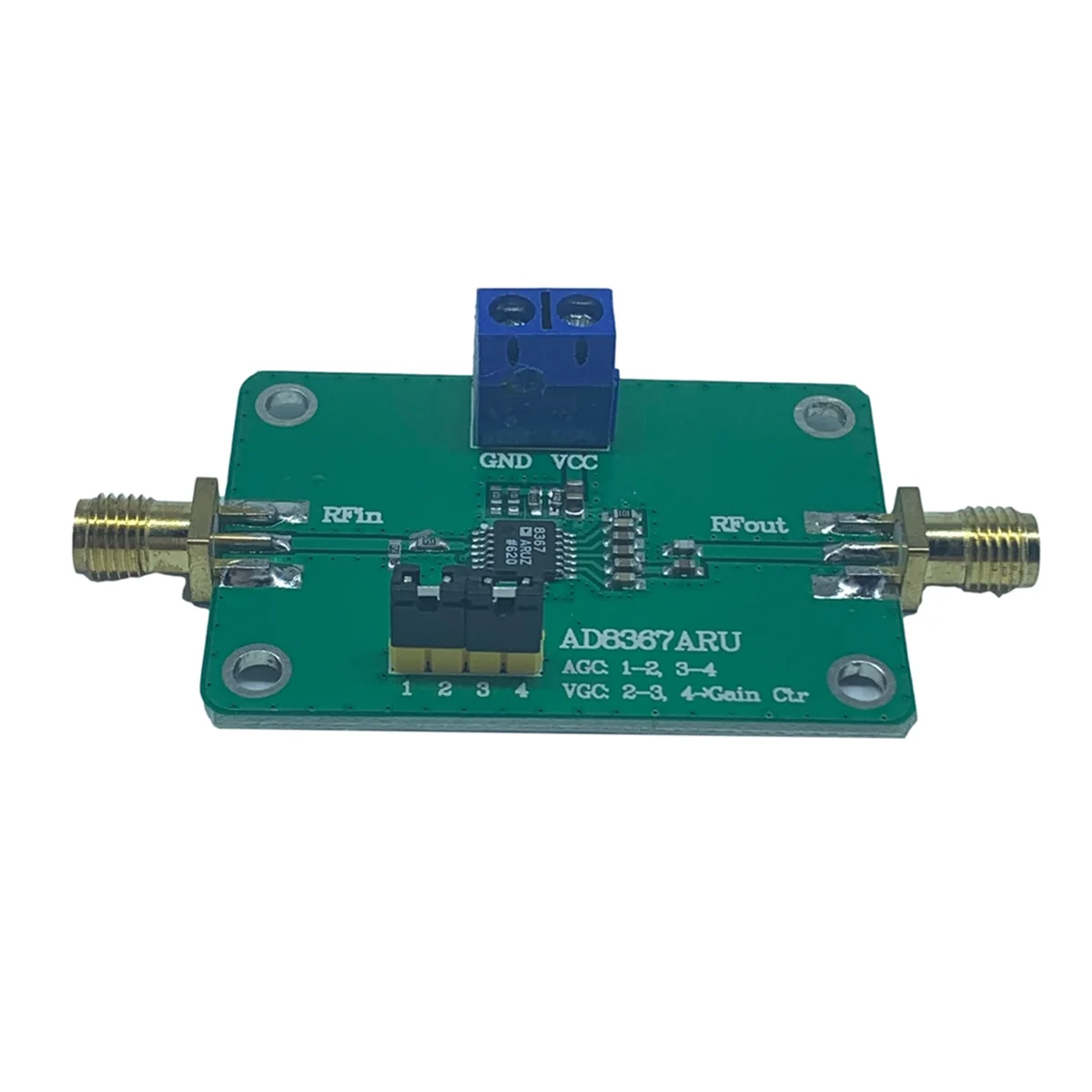 

AA98 AD8367 AGC Модуль усиления напряжения Усилитель с переменным усилением Широкая полоса пропускания Детекторная плата для электрического инструмента