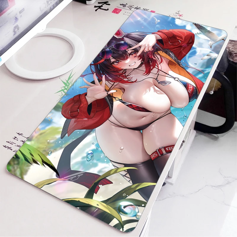 

Anime ROG Girls Bikini XXL Large Gaming Mouse Pad Computer Laptop Office Keyboard Mats Desk Mat Republic of Gamers Mousepad