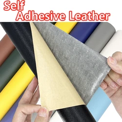 Self Adhesive Leather for Sofa Repair Patch Furniture Table Chair Sticker Seat Bag Shoe Bed Fix Mend PU Artificial Leather Skin