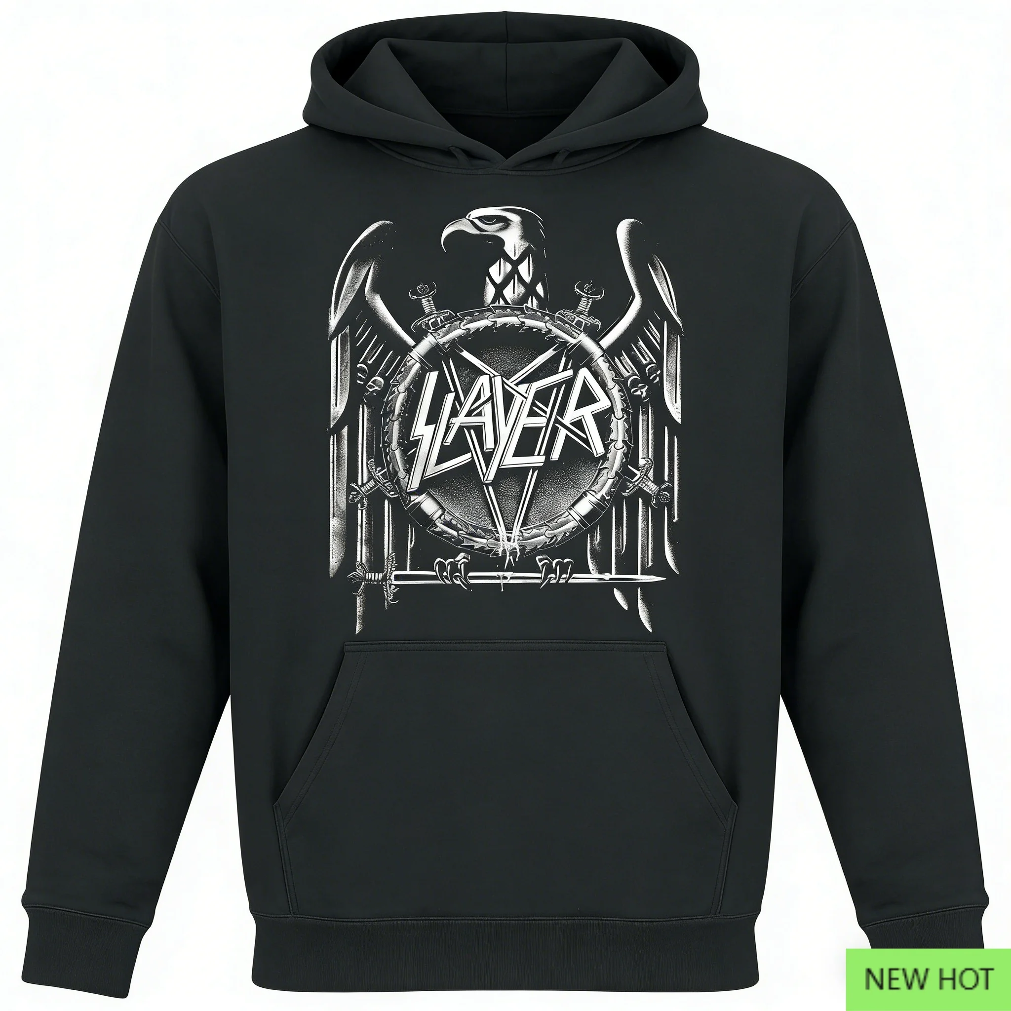 Slayer Hardcore Eagle Crewneck، بلوزة Thrash Metal، مثالية للمعجبين الذين يحبون الولايات المتحدة Thrash Metal & Violent Hardcore Vibe #2