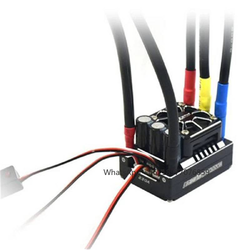 Beast Pro 220A 3-6S Lipo Brushless ESC Caixa de alumínio completa à prova d'água para carro 1/8 Rc