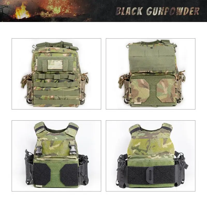 Quick Release Magnetic Buckle Side Strap Surround Cummerbund for Tactical Vest