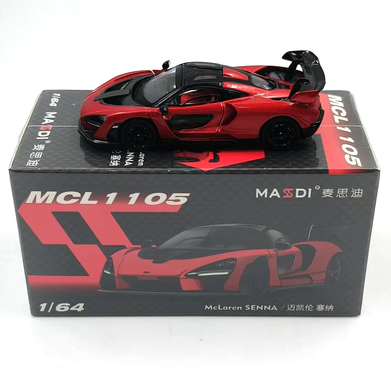 Модель MASSDI 1:64 Модель автомобиля из сплава Senna Supercar
