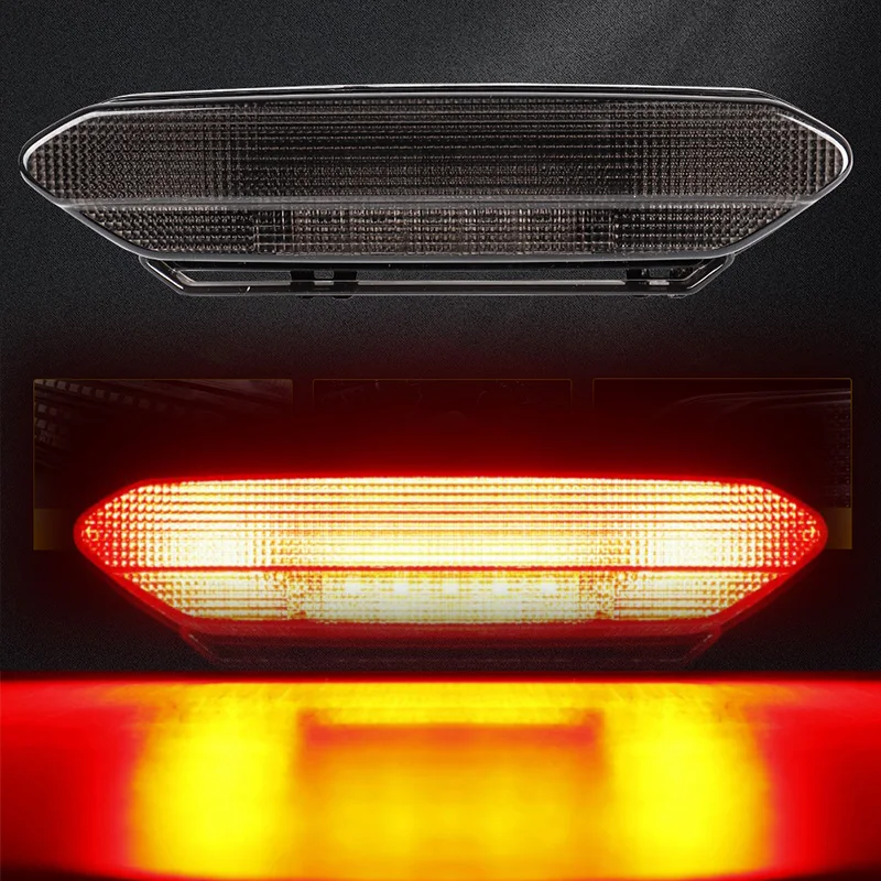 LED Tail Light Raptor For Yamaha ATV 700 700R 2009-2018 YFZ450R YFZ450X Tail Light Red Rear Lamps LED Brake Light Signal Light