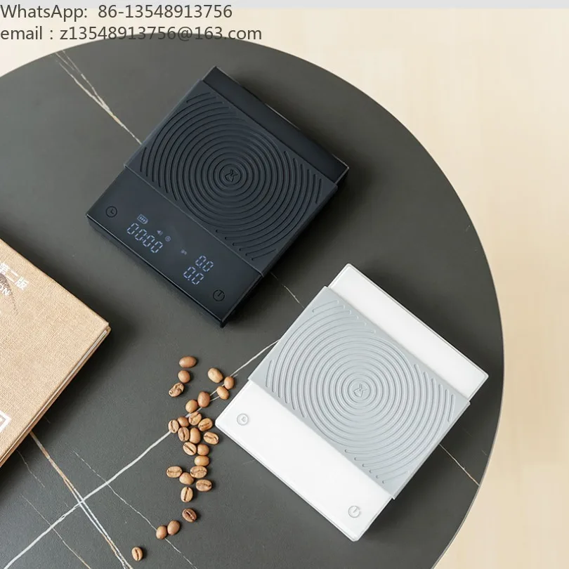 BASIC+2 Digital Coffee Scale,Professional High Precision Timer Scale For Pour Over Espresso Coffee Bean Weighing