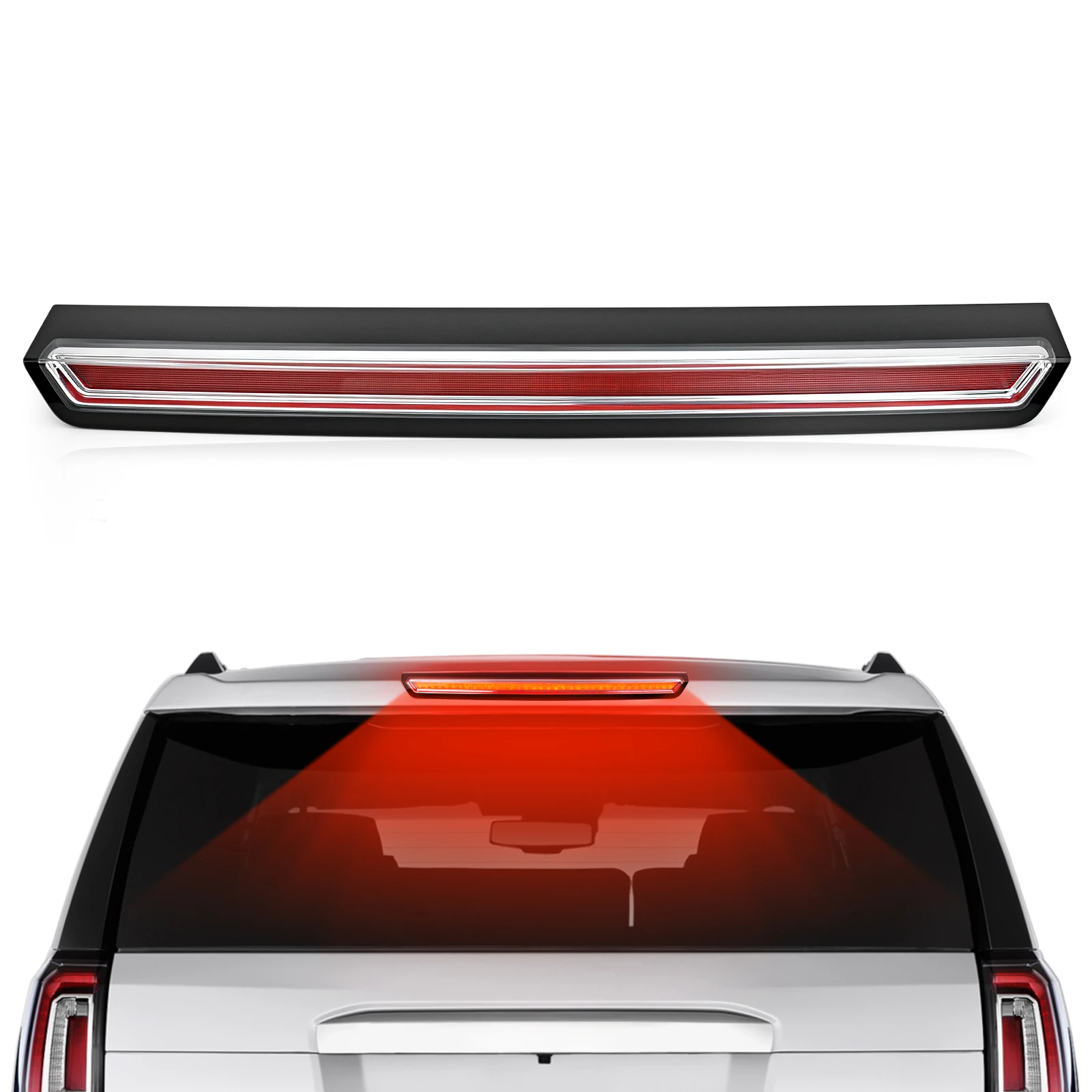 

Автомобильный третий стоп-сигнал с высоким креплением для Cadillac Escalade ESV GMC Yukon 2015-2020 22783103 22803028 923-117