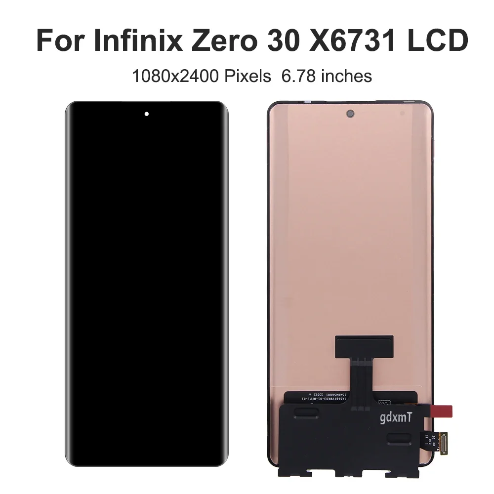 For Infinix Zero 30 5G For Zero 30 X6731 6.78\'\'LCD Display Touch Screen Digitizer Assembly Replacement