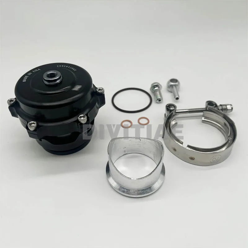 ألومنيوم عالمي Jdm 50 مم تفجير Q Typer BOV مع شفة شريط V مع شعار عالي الجودة #6