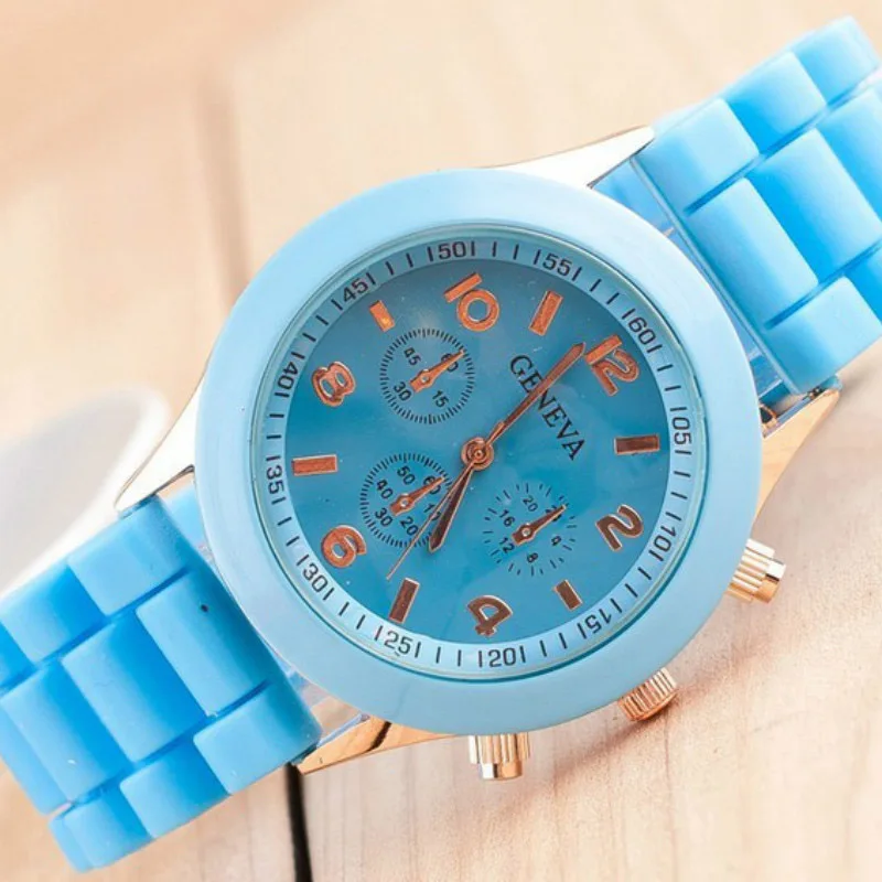 

New Luxury Watch Women Waterproof Quartz Watch Silicone Strap Ladies Watch Candy Colors Birthday Gift Reloj Mujer Montre Femme