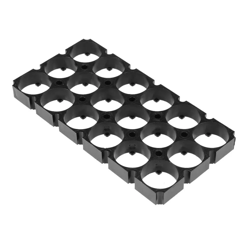 18650 Batteriehalter 1X2 1X3 3X5 3x6 4x5 Zellen-Abstandshalter 18650 Lithium-Batterie Kunststoffgestell Batterien Kühlgehäuse – Detail 6