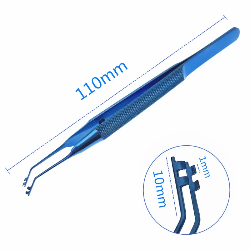 lens-folding-forceps-round-handle-titanium-ophthalmic-surgical-instruments