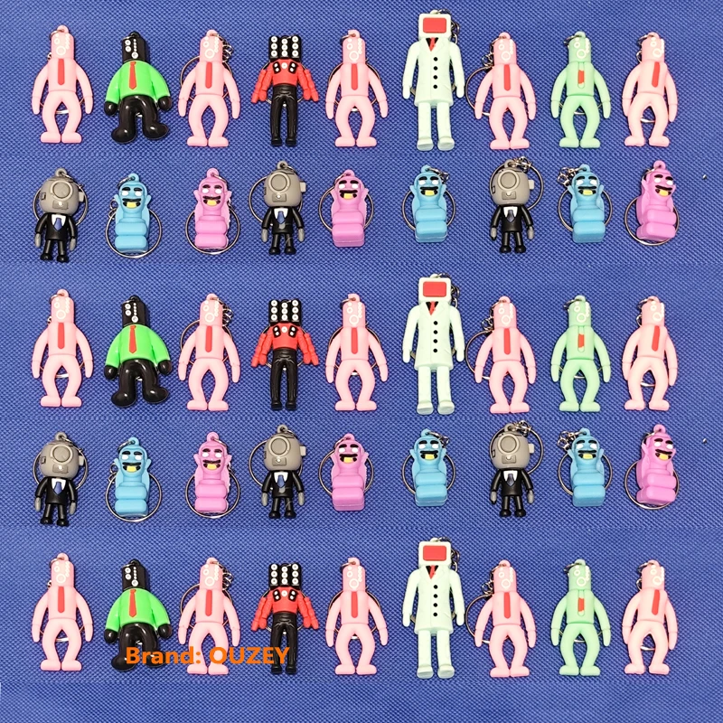 Skibidi Toilet Figurines Blind Box SetAction Figures Toys Game Character Card  Model Kawaii Anime Collection Dolls Kids Gifts