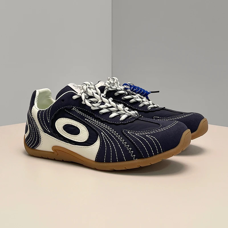 

Street Style Men's Casual Sneakers 2025 Retro Breathable Designer Sneakers For Men Lightweight Lace-up Sports Shoes Man Trainers