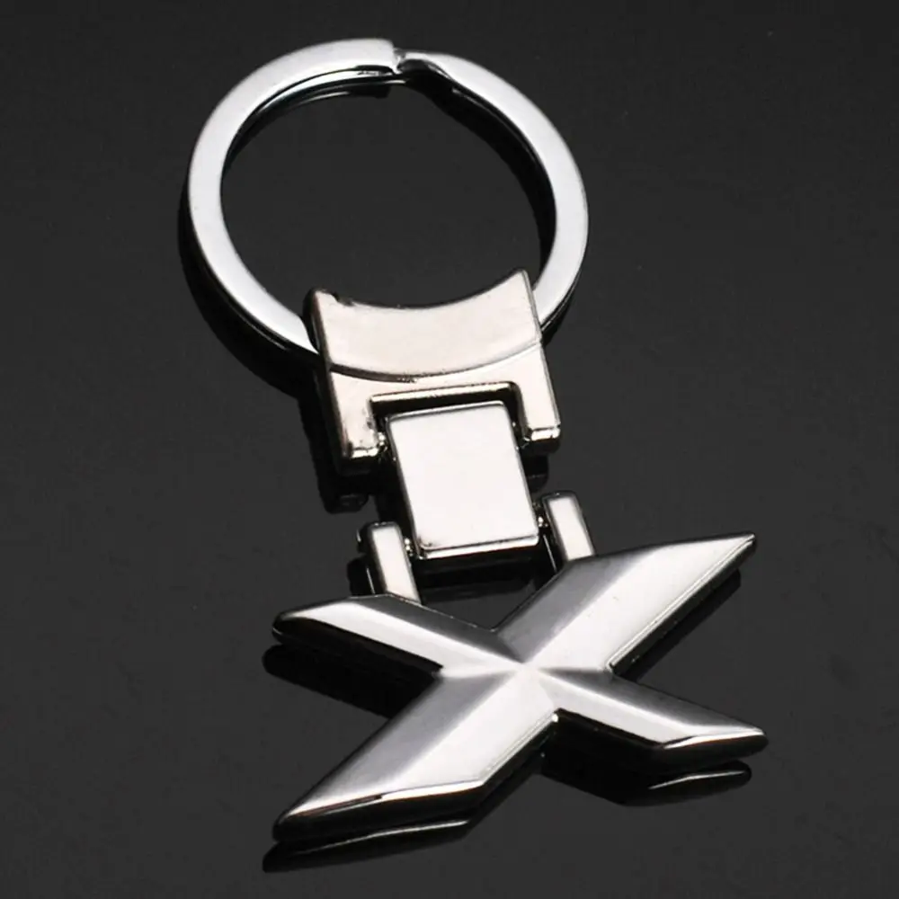 Mode Metall Digital Schlüsselbund 3D Kleine Auto Schlüsselbund Digitale Tragbare Logo Schlüssel Ring Für Adui/Lexus/Bezn/BMW 135678X