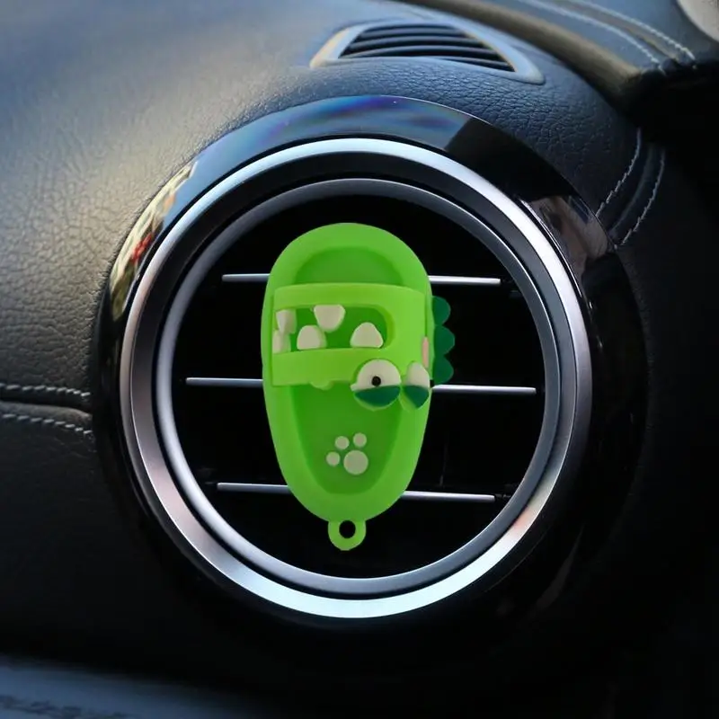 Car Oil Diffusers Cute Cartoon Slipper Auto Oil Diffuser Unique Car Air Outlet Decorative Aromatherapy Car Interior Supplies Oil