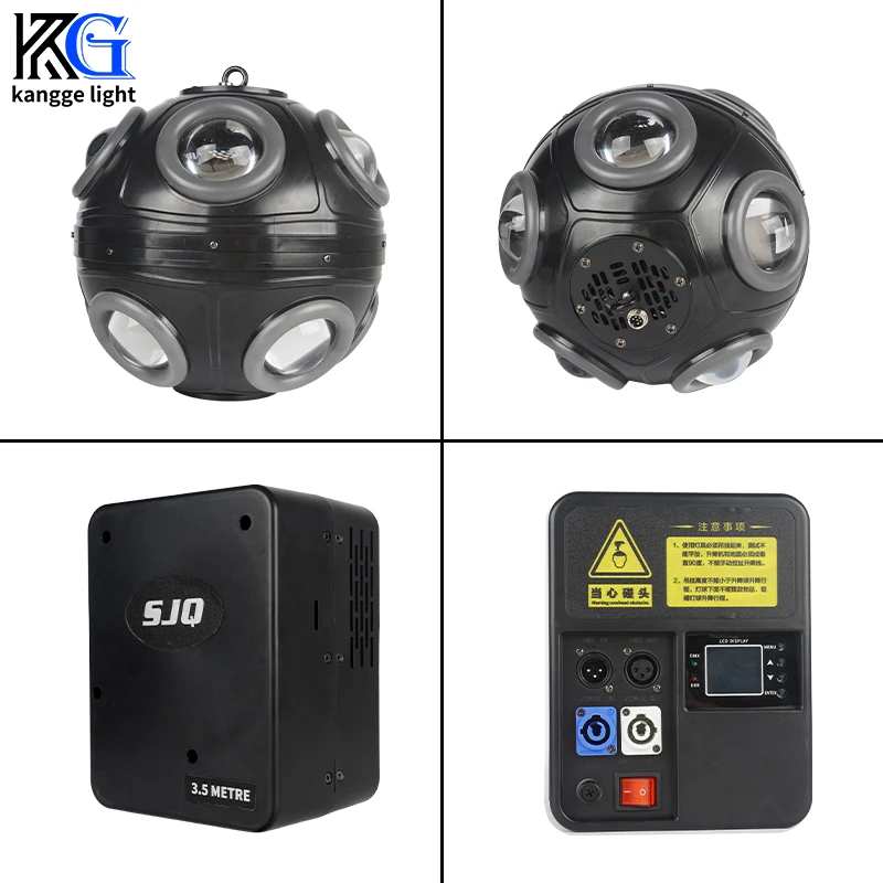 New DJ Disco Bar Lifting Football Light DMX 10x20W Beam Moving Head Light 4in1 Strobe Effect Lifting Ball Light for Night Club