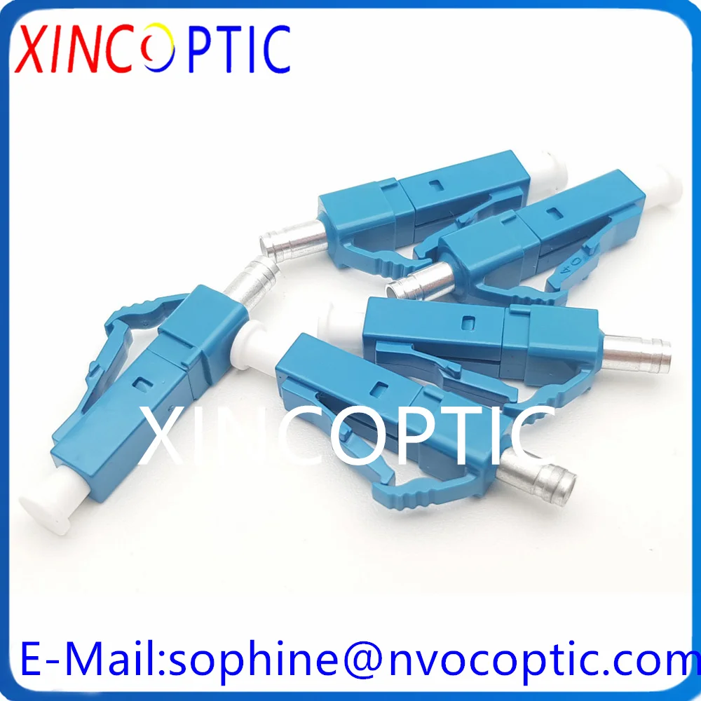 100Pcs LC/UPC SX 2.0mm SM Simplex Ceramic/Zircon Single Mode Fiber Optic Connectors With 12/14.5/18/19.3/28.5/29/30mm 2.0 Boot