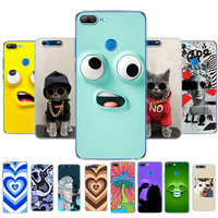 For huawei honor 9 case for honor 9 lite case soft tpu silicon phone back cover 360 full protective printing transparent coque