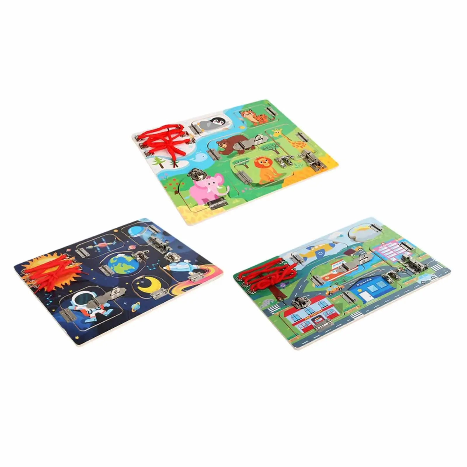 Busy Board Portable Activity Board for Children 2 34 5 Years Old