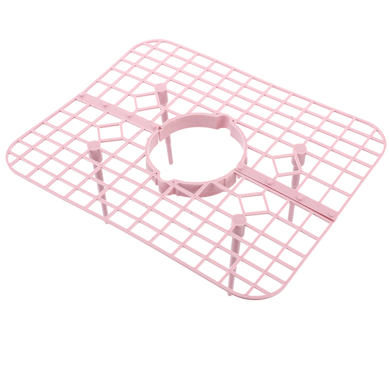 4pcs Square Plastic Strawberry Cultivation Rack Plant Holder Growing Stand Anti Rot Water Color