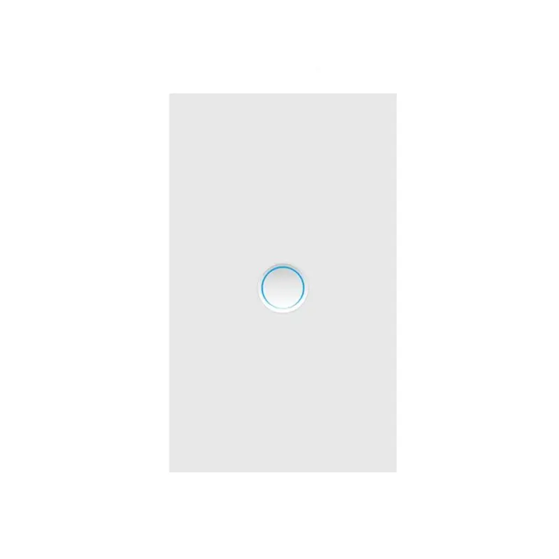 B04B-Tuya Matter Wifi Smart Light Switch For Alexa Google Home Homekit Smartthings Neutral Wire US Standard Concave Glass Design