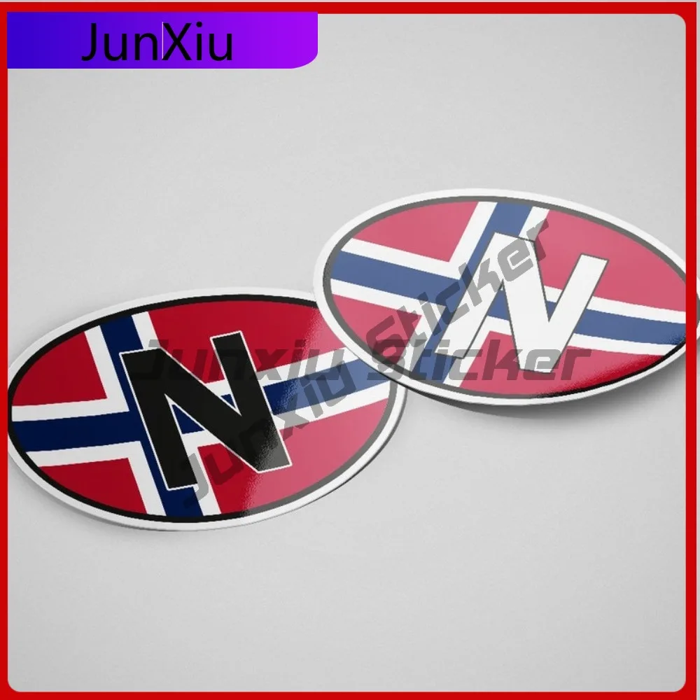 

Norway N Sticker Cool Outdoor Safety Warnings Unique Outdoor Safety Warnings Trunks Waterproof Anti UV Auto Accessories Car