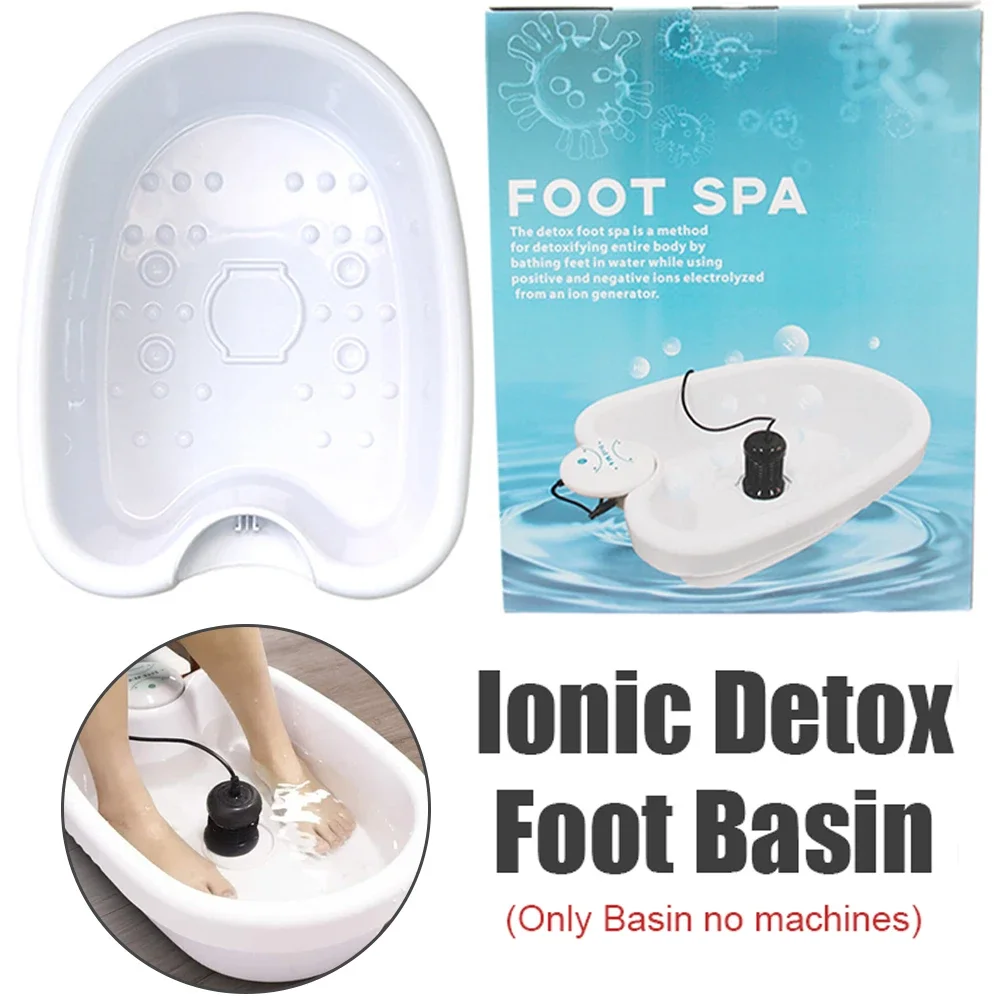 Foot Bath Basin Used for Detoxification Ion Foot Spa Bath Vibration Array Water Deep Cleansing Massage Soles Feet Footbath Spa