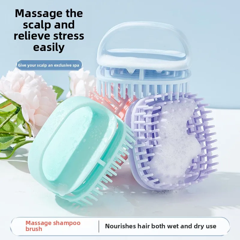 

Hair & Scalp Treatments Silicone Shampoo Brush Hair Treatment Massage Brush Cleansing Scalp Oil Cleaning and Anti-itching
