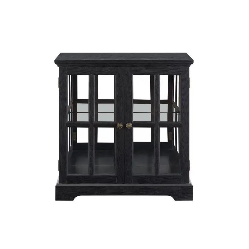 

Антикварный светодиодный шкаф-витрина с регулируемыми полками, витрина в стиле ретро с решетчатыми дверцами, элегантный книжный шкаф и хранилище для