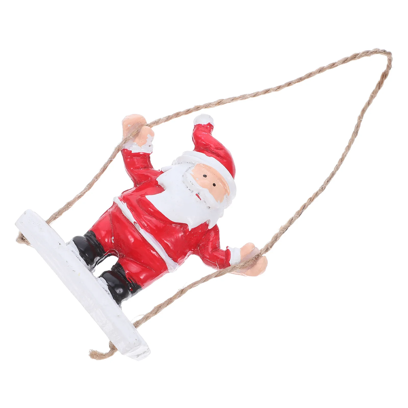 

Christmas Tree Ornaments Resin Swing Santa Figurines Holiday Decoration Hanging For Home Party Decorative Keepsake