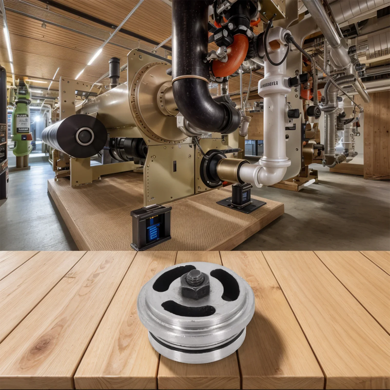 Replacement Valve Group Intake Exhaust Valve Air Compressor Maintenance Good Toughness For 105 Type Air Compressor