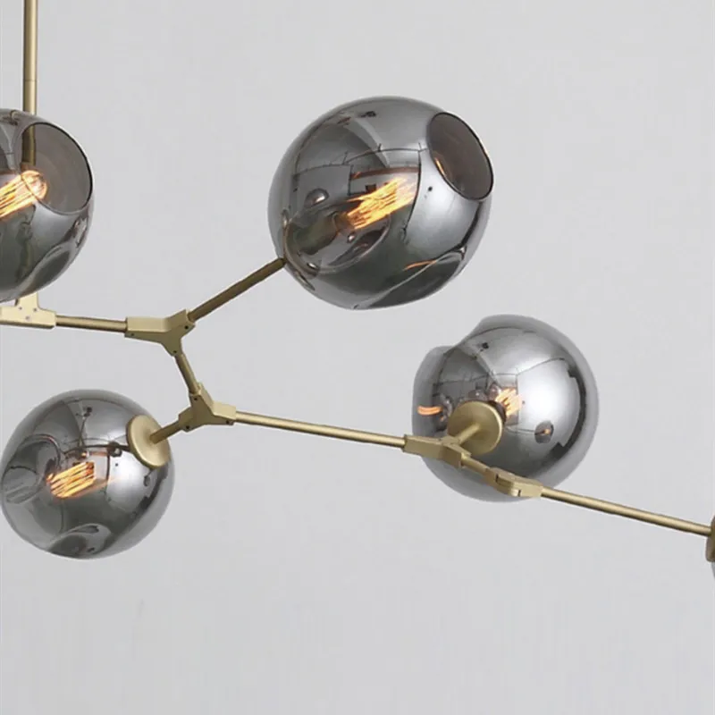 

Postmodern Colored Glass Cover Chandelier Creative Art Shaped Light Living Room Dining Room Hotel Lobby Interior Decoration Lamp