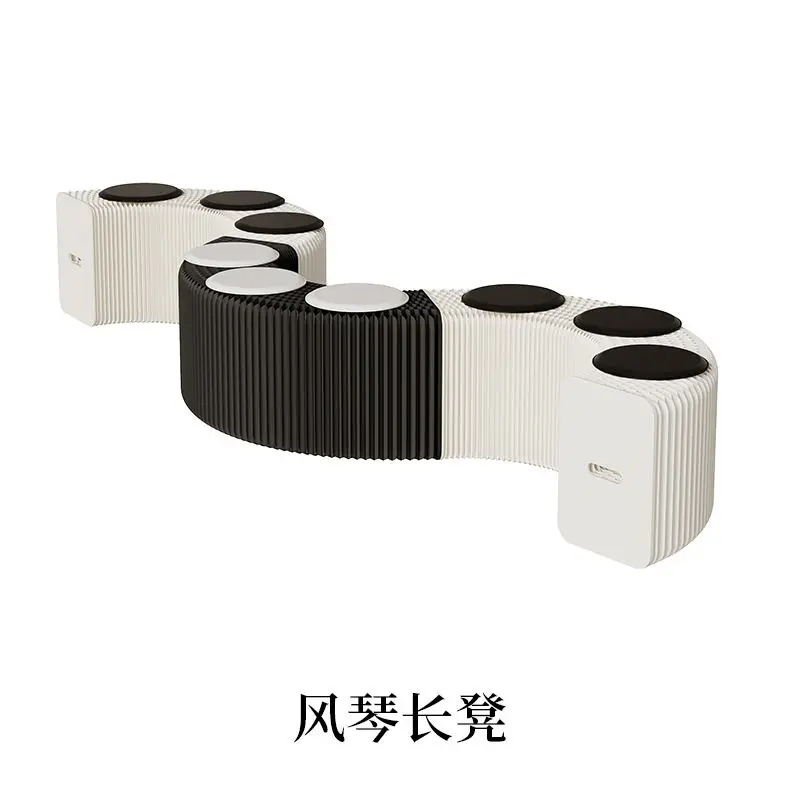 The end of the bed chair paper can be exchanged for a folding stool organ can be stacked, retractable