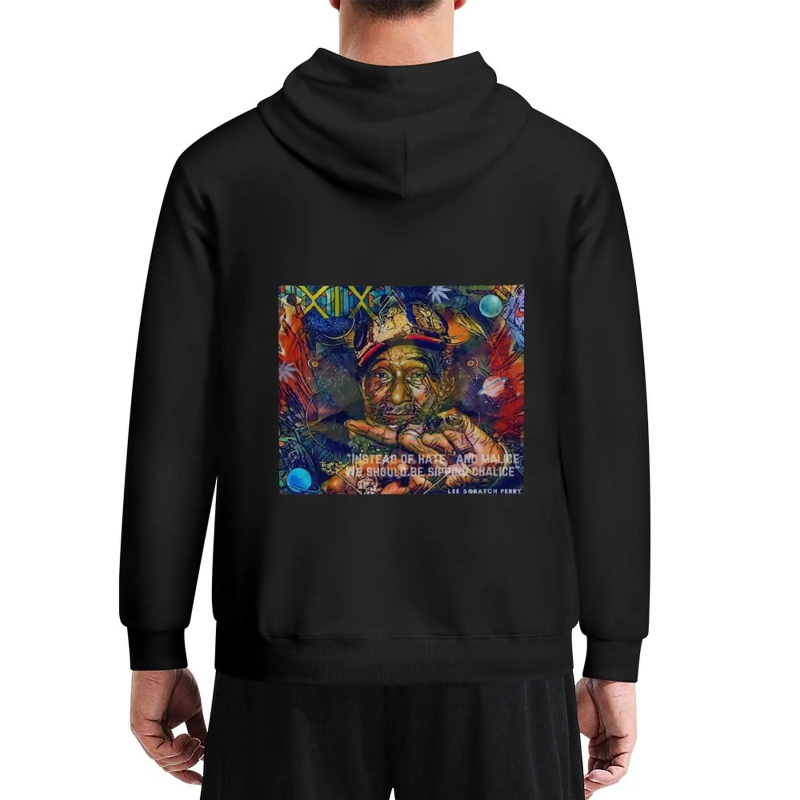 

Lee Scratch Perry aka Scratch Hoodie men's autumn clothes hooded shirt clothes for men autumn jacket men men's oversize hoodie