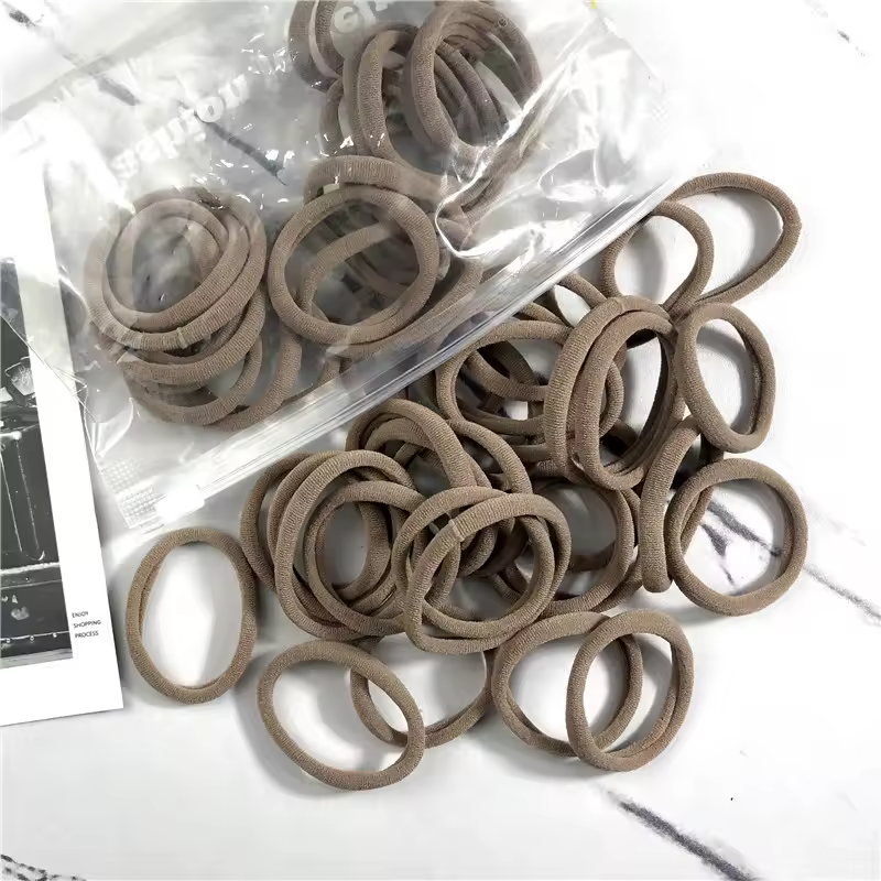 20/50PCS/Set Hair Bands for Women Girl Basic Hair Rubber Ties Ropes 4cm Simple Elastic Headband Hair Accessories Ponytail Holder - Image 27