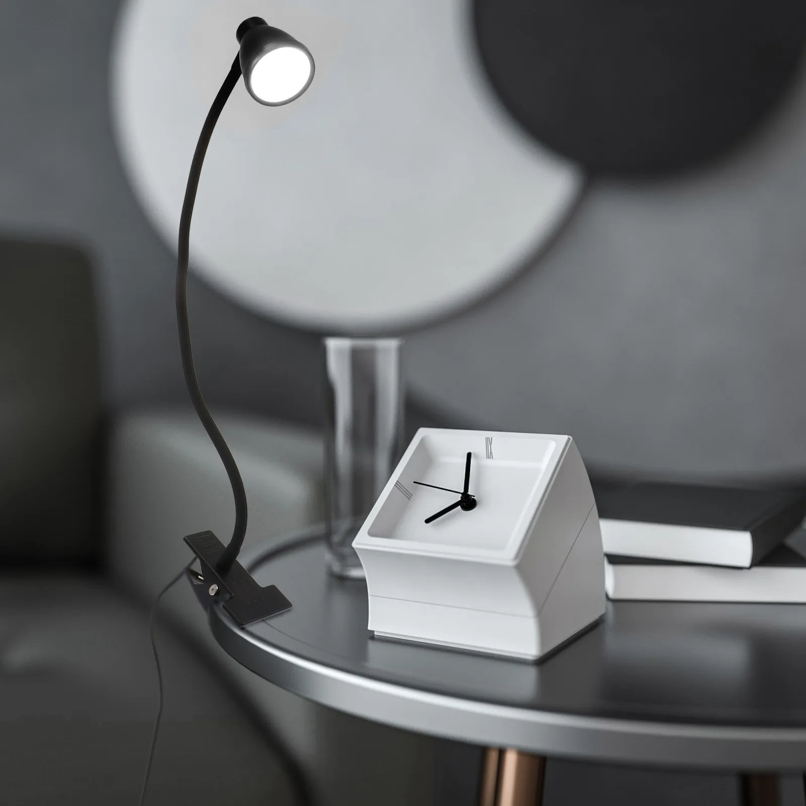 

1 шт. миниатюрная ночная лампа с USB-питанием, портативная, с креплением-клипсой, удобная для чтения, учебы, декора комнаты в общежитии