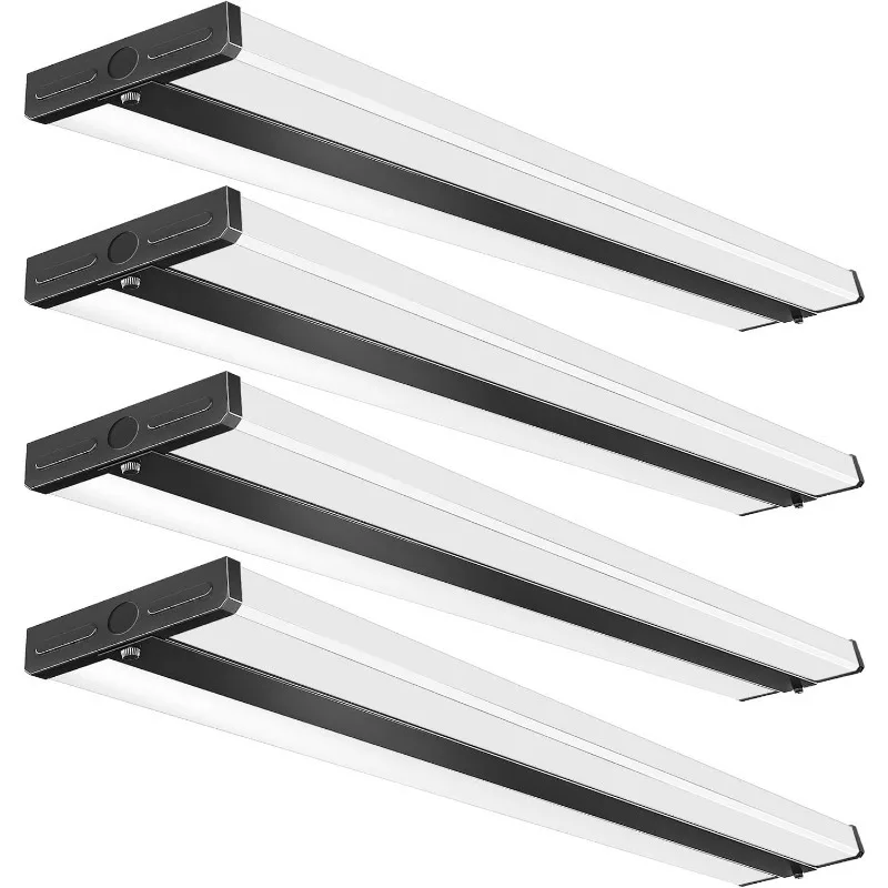 

4 фута 50 Вт светодиодный светильник с запахом, универсальный светильник 5500LM для мастерской, 4 фута 5000K светодиодные светильники для магазинов, потолочные светильники Mou