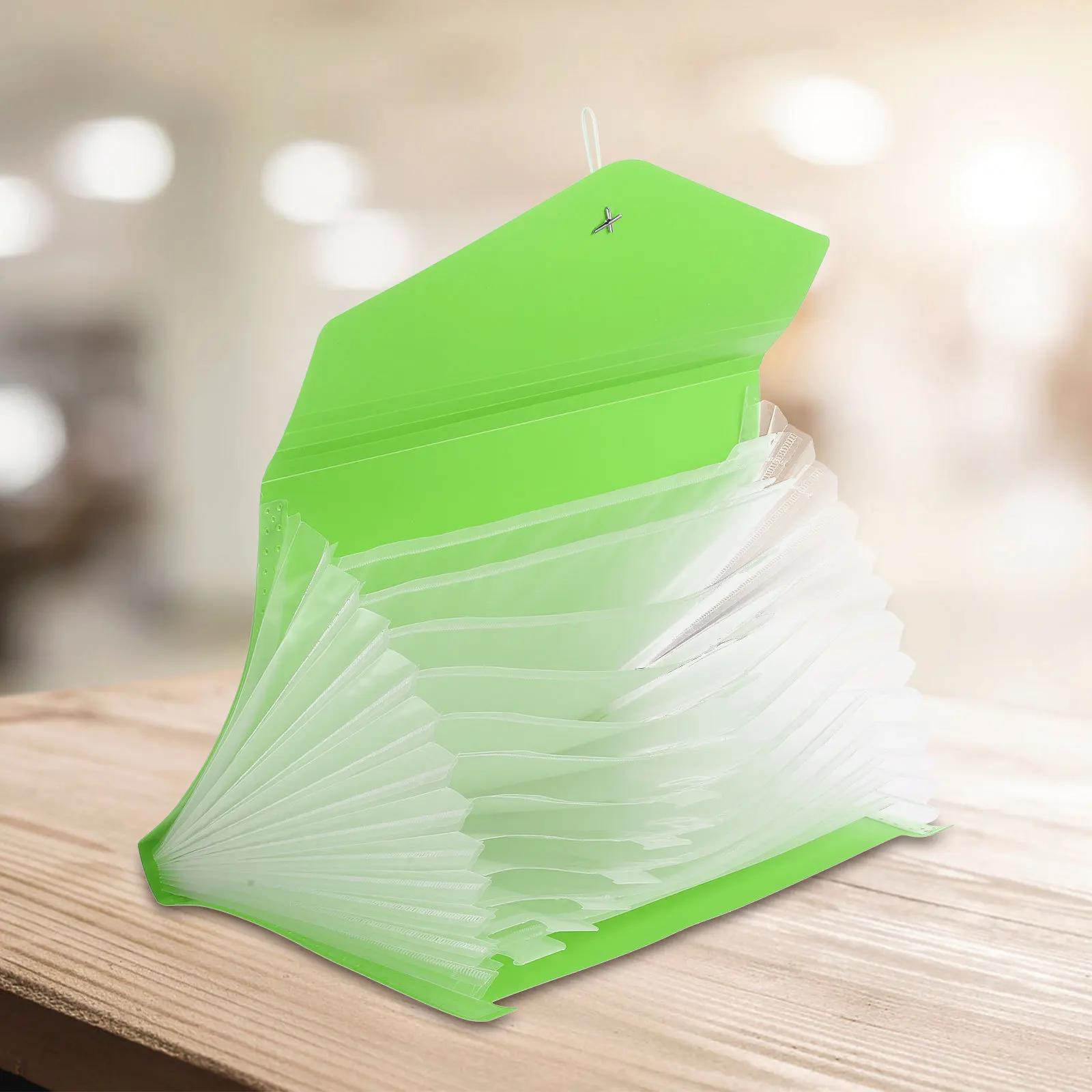 

Accordion File Organizer Expanding Multi-Layer Portable Office File Folder Document Holder Small Size Storage Bag