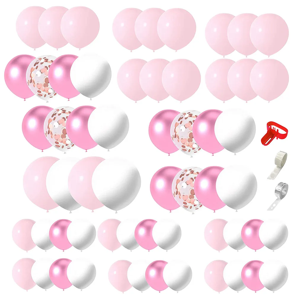 

Wedding Balloons Decorations Chain Set Birthday Colorful Man Party Emulsion Woman