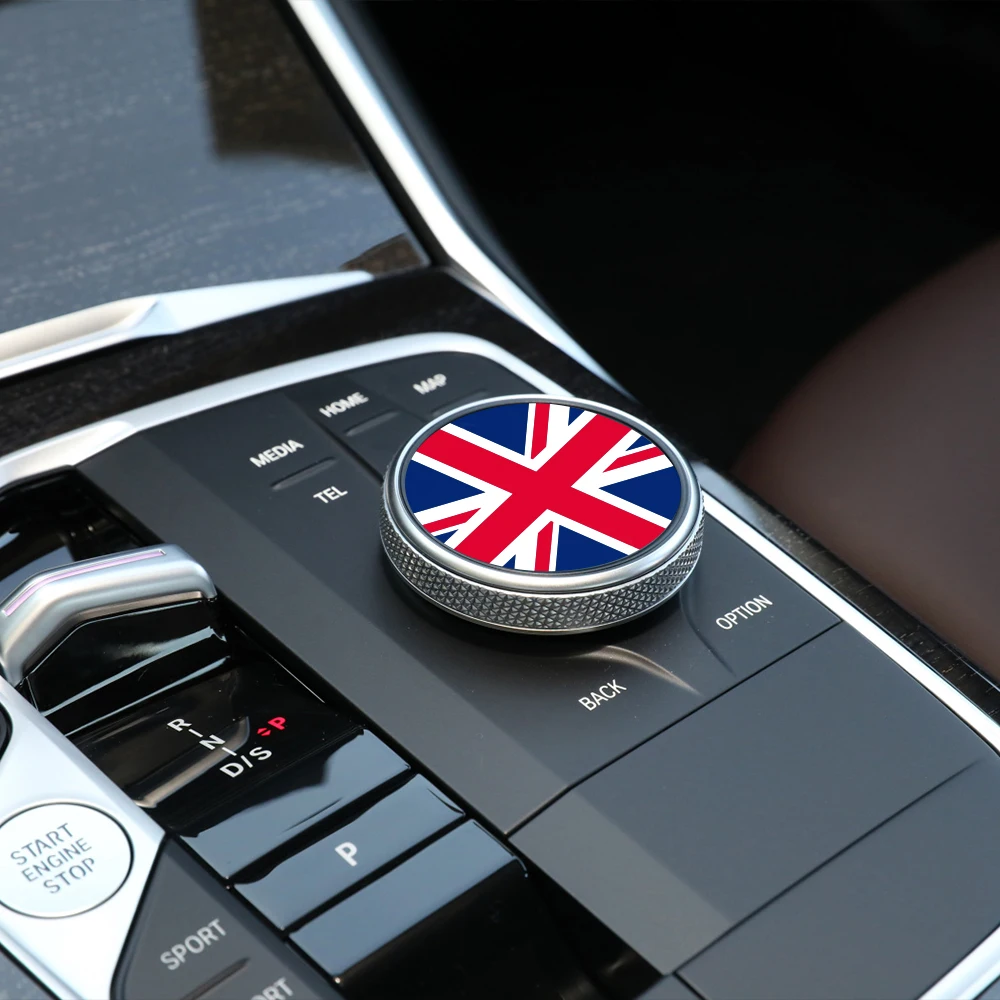 Car Sticker Creative The British Flag Circular Square Flag Series Stickers Car Body Windows Personalized Decoration Accessories