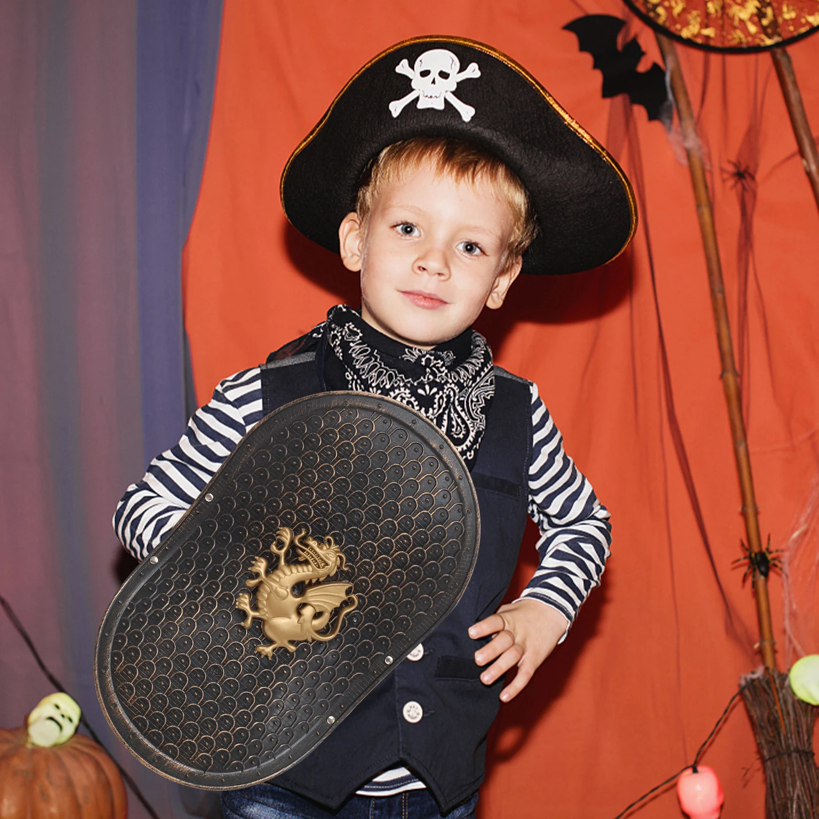 1pc Kids Cosplay Schild Plastic Kinderen Armor Voor Verjaardagsfeestje Kleine Armors Kostuum Prop Schild Voor Kinderen 4-6 8-12