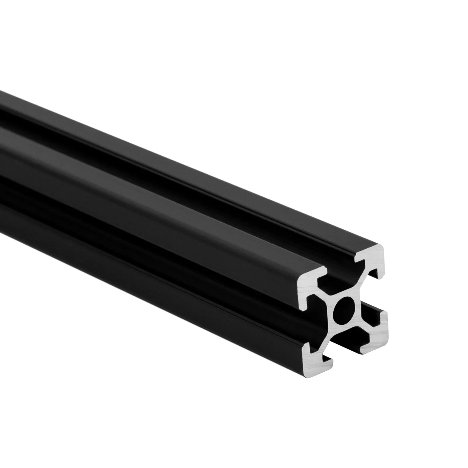 10 แพ็ค 2020 T-Slot อลูมิเนียม Extrusion มาตรฐาน Anodized Linear Rail 20*20*1000 มม.สําหรับ CNC 3D เครื่องพิมพ์สีดํา