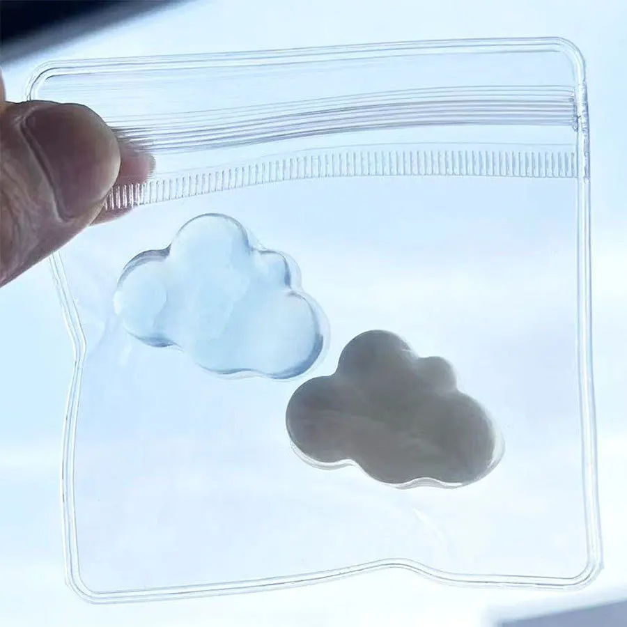 Taba Squshy Kawaii Mini White Cloud Healing Cloud Geeignet für Kinder Erwachsene, perfekt zum Quetschen, entspannendes Party-Geschenk.