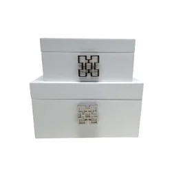 Luxury Wood Jewelry Box Case Bracelet Necklace Jewelry Boxes Organizer for Earings Velvet Tray Display Women Display Case Gift
