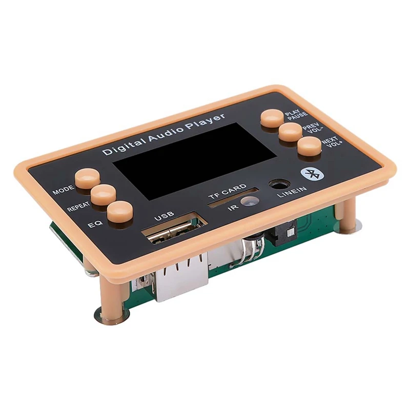 블루투스 MP3 디코더 오디오 보드, 블루투스 5.0 리시버 자동차 MP3 플레이어, WMA WAV FLAC APE TF 카드, FM USB 디코딩, DC12V